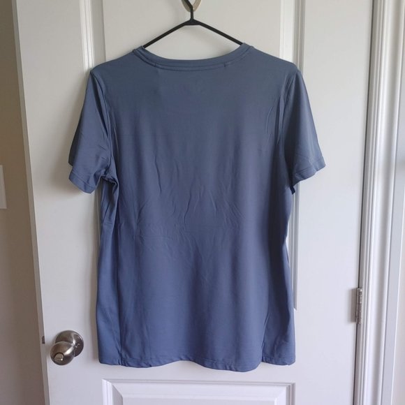 Woman's Mondetta Greyish-Blue T-Shirt - Picture 2 of 6